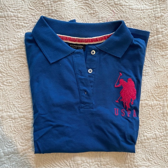 USPA electric blue polo - Picture 1 of 5
